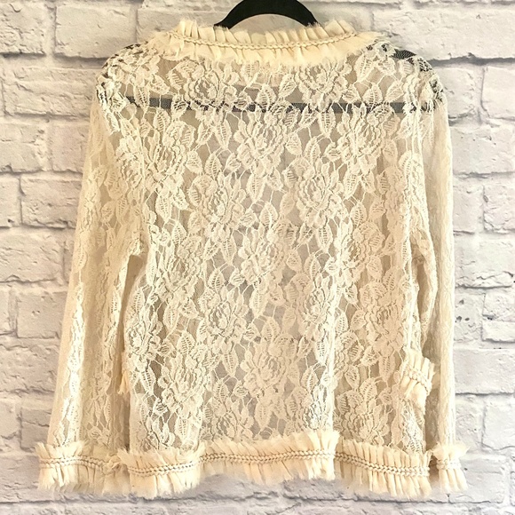 A'REVE SHORT LACE SWEATER - XL - NWOT - Picture 3 of 7